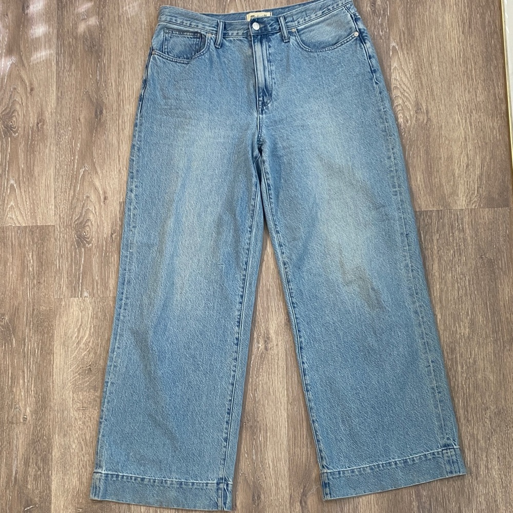 Madewell superwide leg jeans